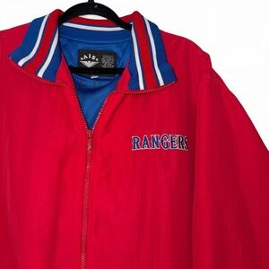 Vintage 90s Texas Rangers MLB windbreaker jacket size XL
